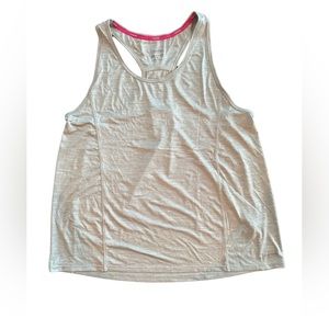 Women’s Calvin Klein Performance Tank Top, Gray/Silver, NWT, XL